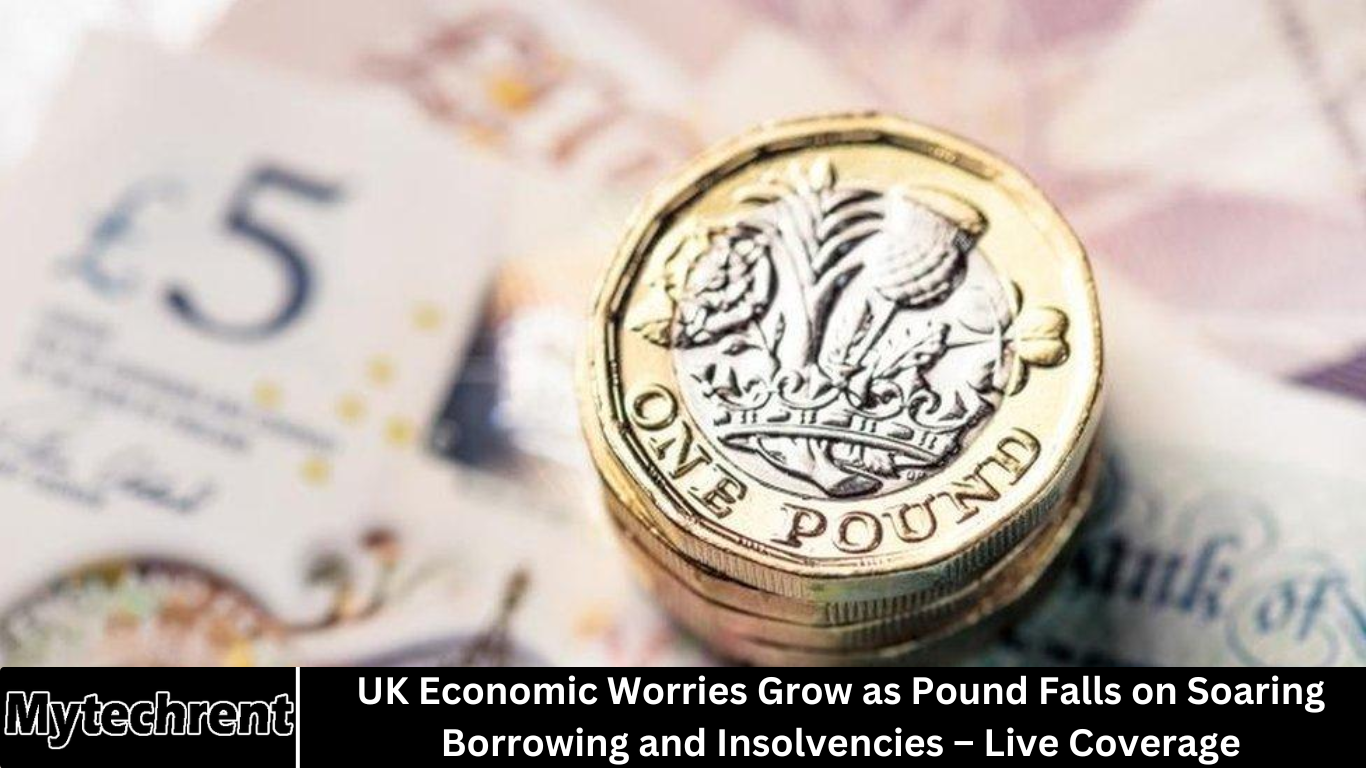 UK Economic Worries Grow as Pound Falls on Soaring Borrowing and Insolvencies – Live Coverage